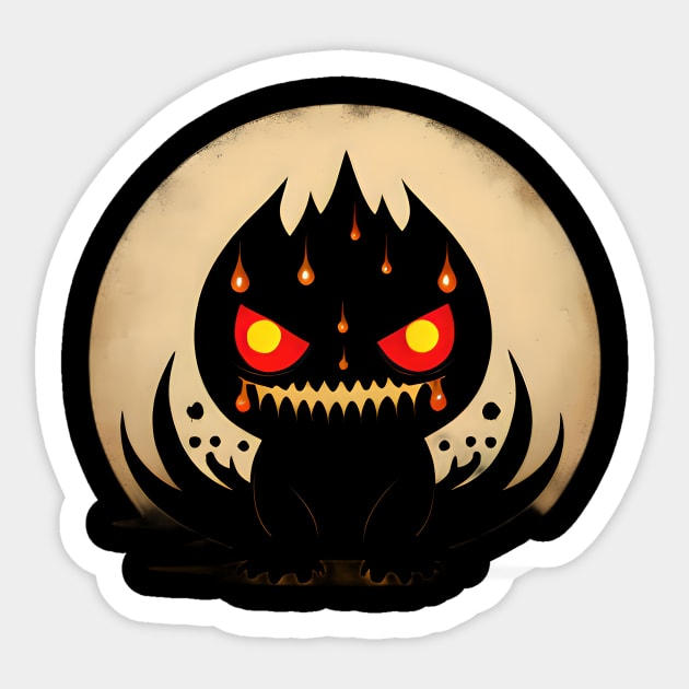 Scary Animal Sticker by Gameshirts